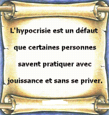 hypocrisie